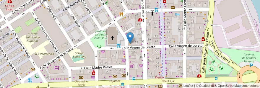 Mapa de ubicacion de Paká Payá tapas&copas&café en Spanje, Andalusië, Sevilla, Sevilla.