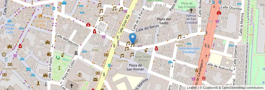 Mapa de ubicacion de Paki Pallá en España, Castilla Y León, Salamanca, Campo De Salamanca, Salamanca.