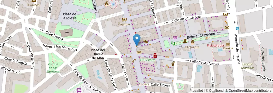 Mapa de ubicacion de Palazzo en إسبانيا, منطقة مدريد, منطقة مدريد, Área Metropolitana De Madrid Y Corredor Del Henares, Majadahonda.
