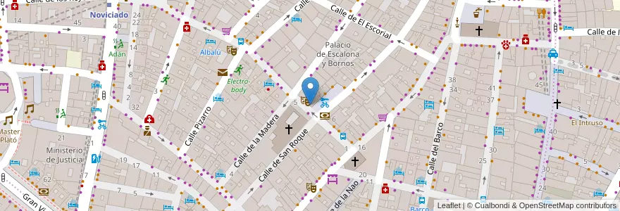 Mapa de ubicacion de Palentino en إسبانيا, منطقة مدريد, منطقة مدريد, Área Metropolitana De Madrid Y Corredor Del Henares, مدريد.