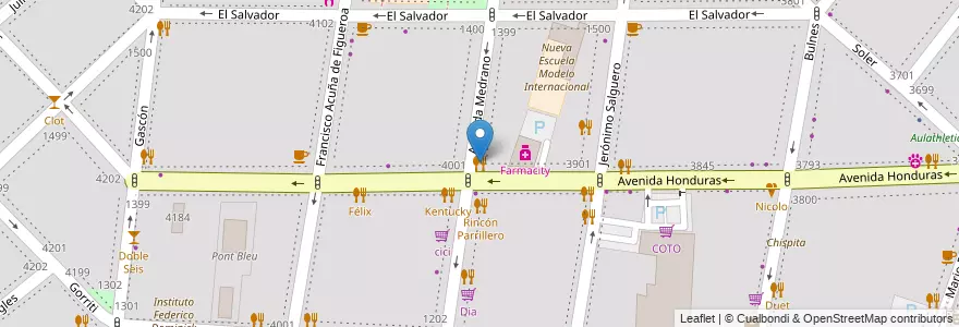 Mapa de ubicacion de Palermo Viejo, Palermo en الأرجنتين, Ciudad Autónoma De Buenos Aires, Buenos Aires, Comuna 14.