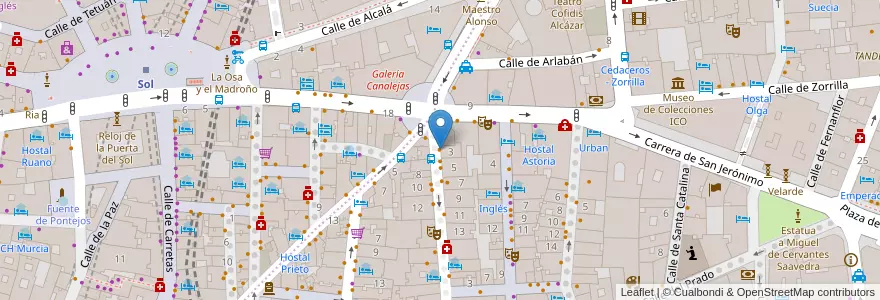 Mapa de ubicacion de Pampa Bar en Espanha, Comunidade De Madrid, Comunidade De Madrid, Área Metropolitana De Madrid Y Corredor Del Henares, Madrid.