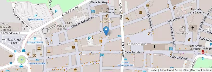 Mapa de ubicacion de Pamparius Punk Rock Club en Spagna, La Rioja, La Rioja, Logroño.