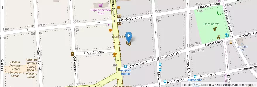Mapa de ubicacion de Pan y Arte, Boedo en Argentina, Autonomous City Of Buenos Aires, Comuna 5, Autonomous City Of Buenos Aires.
