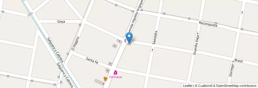 Mapa de ubicacion de Pan y Luna en Argentina, Buenos Aires, Partido De Merlo, Merlo.
