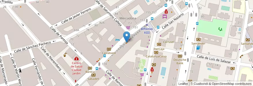 Mapa de ubicacion de Panadería Cafetería Ceres en Spanje, Comunidad De Madrid, Comunidad De Madrid, Área Metropolitana De Madrid Y Corredor Del Henares, Madrid.