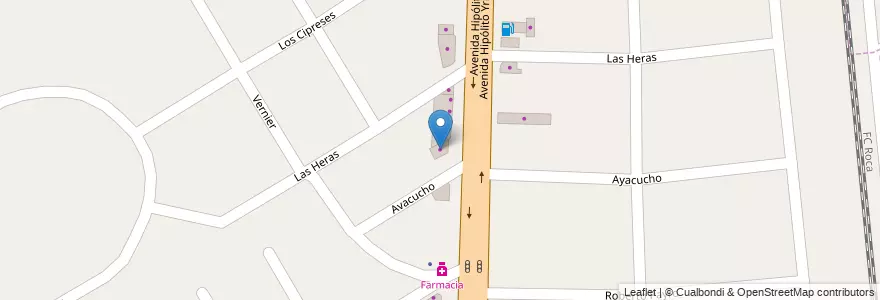 Mapa de ubicacion de Panaderia Confiteria en アルゼンチン, ブエノスアイレス州, Partido De Almirante Brown.