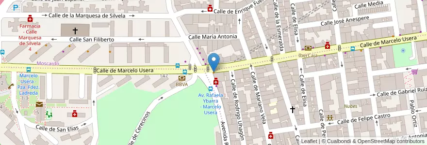 Mapa de ubicacion de Panadería Javi en 스페인, Comunidad De Madrid, Comunidad De Madrid, Área Metropolitana De Madrid Y Corredor Del Henares, 마드리드.