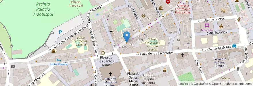 Mapa de ubicacion de Panadería Music Bar en Sepanyol, Comunidad De Madrid, Comunidad De Madrid, Área Metropolitana De Madrid Y Corredor Del Henares, Alcalá De Henares.