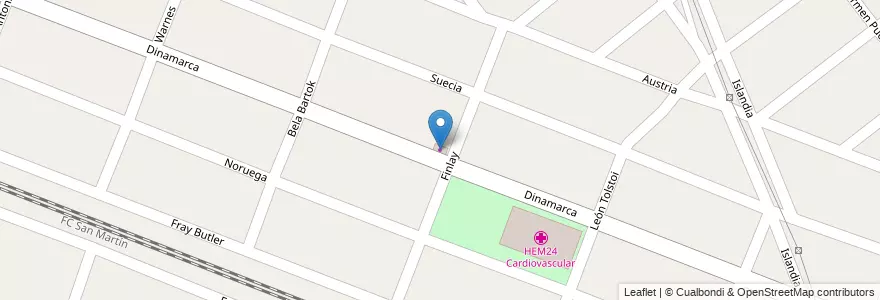Mapa de ubicacion de Panaderia y Confiteria Ian en Arjantin, Buenos Aires, Partido De José C. Paz.