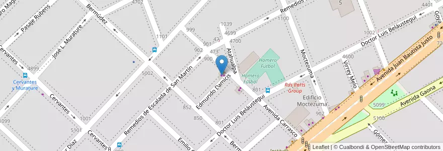 Mapa de ubicacion de Panaderia y Confiteria Lourdes en آرژانتین, Ciudad Autónoma De Buenos Aires, Buenos Aires, Comuna 10.