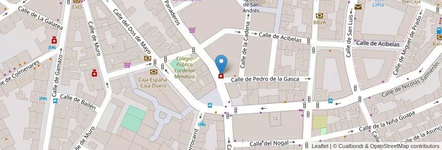 Mapa de ubicacion de Panaderos 39 en Spanje, Castilië En León, Valladolid, Valladolid.