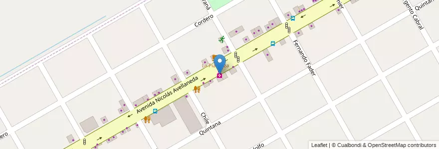 Mapa de ubicacion de Panama en Argentina, Buenos Aires, Partido De San Fernando, Victoria.