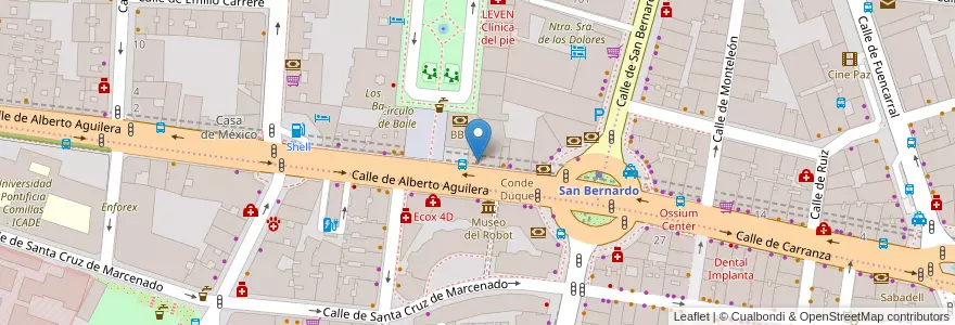 Mapa de ubicacion de Panaria en Испания, Мадрид, Мадрид, Área Metropolitana De Madrid Y Corredor Del Henares, Мадрид.