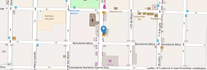 Mapa de ubicacion de Pancheria en Argentine, Province De Buenos Aires, Partido De Morón, Morón.