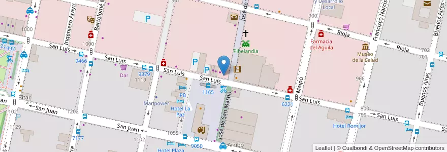 Mapa de ubicacion de Pancho al Paso en Argentina, Santa Fe, Departamento Rosario, Municipio De Rosario, Rosario.