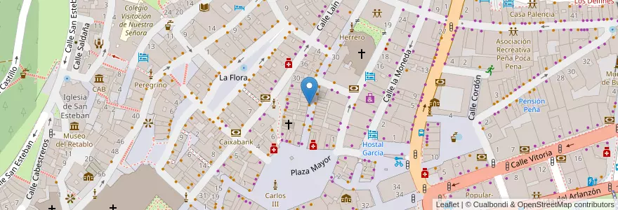 Mapa de ubicacion de Pancho en スペイン, カスティーリャ・イ・レオン州, Burgos, Alfoz De Burgos, Burgos.