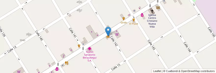 Mapa de ubicacion de Panchos 10 en الأرجنتين, بوينس آيرس, Partido De Berazategui, Berazategui.