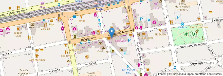 Mapa de ubicacion de Pancitos en Arjantin, Buenos Aires, Partido De La Matanza, Ramos Mejía.
