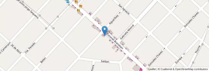 Mapa de ubicacion de Pandora Kid's en Argentinië, Buenos Aires, Partido De Ituzaingó, Ituzaingó.