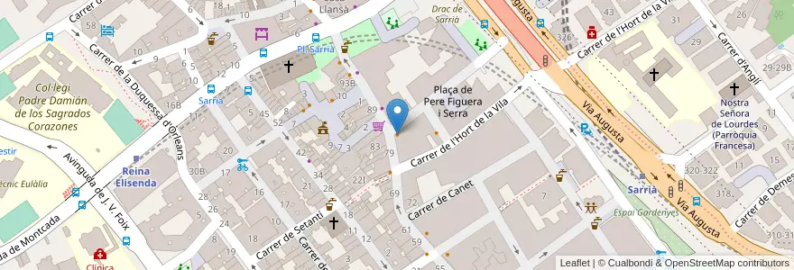 Mapa de ubicacion de Panino Silvestre en Espanha, Catalunha, Barcelona, Barcelonès, Barcelona.