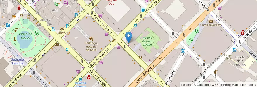Mapa de ubicacion de Pans & Coffee en Spain, Catalonia, Barcelona, Barcelonès, Barcelona.