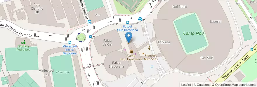 Mapa de ubicacion de Pans & Company en スペイン, カタルーニャ州, Barcelona, バルサルネス, Barcelona.