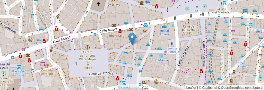 Mapa de ubicacion de Pans & Company en スペイン, マドリード州, Comunidad De Madrid, Área Metropolitana De Madrid Y Corredor Del Henares, Madrid.
