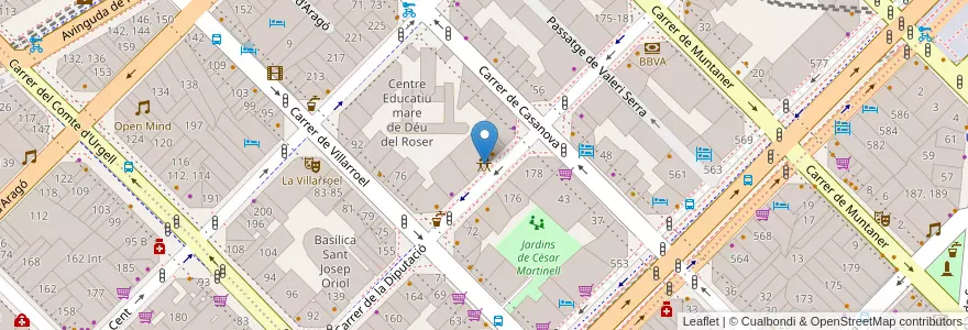 Mapa de ubicacion de Panteres Grogues en Spagna, Catalunya, Barcelona, Barcelonès, Barcelona.
