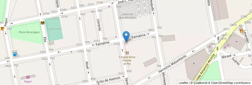 Mapa de ubicacion de Paolita, Parque Patricios en Argentinië, Ciudad Autónoma De Buenos Aires, Comuna 4, Buenos Aires.