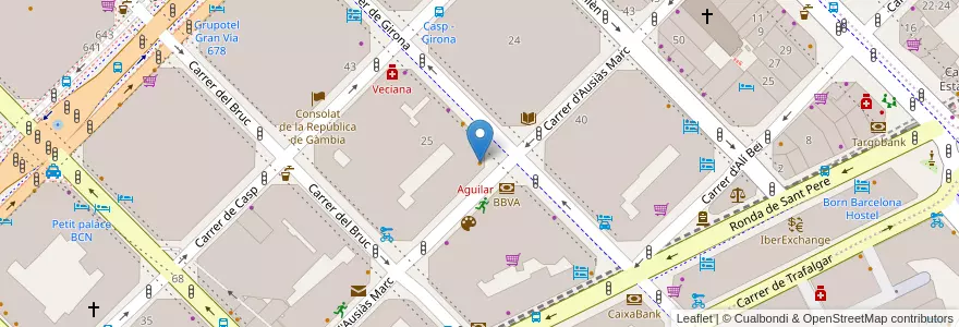 Mapa de ubicacion de Papaya en Испания, Каталония, Барселона, Барселонес, Барселона.