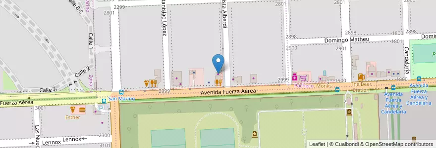 Mapa de ubicacion de Papel Glacé en 阿根廷, Santa Fe, Departamento Rosario, Municipio De Funes, Funes.