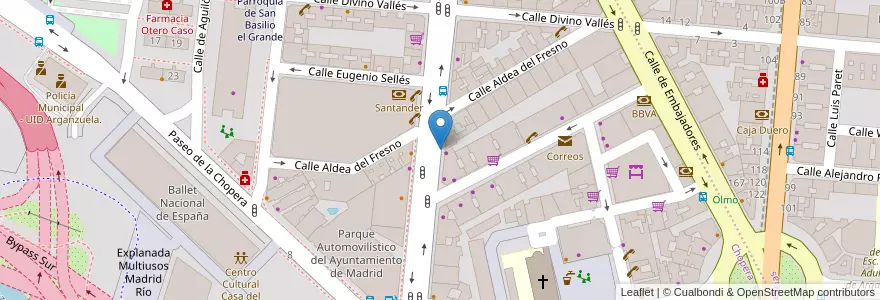 Mapa de ubicacion de Papel y Cartón en スペイン, マドリード州, Comunidad De Madrid, Área Metropolitana De Madrid Y Corredor Del Henares, Madrid.