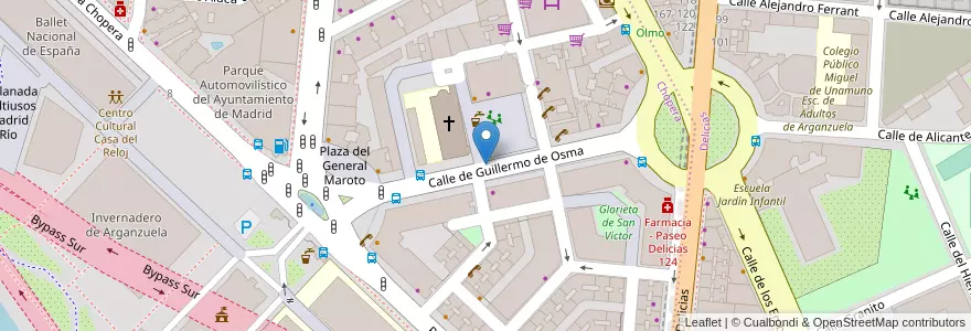Mapa de ubicacion de Papel y Cartón en Spain, Community Of Madrid, Community Of Madrid, Área Metropolitana De Madrid Y Corredor Del Henares, Madrid.