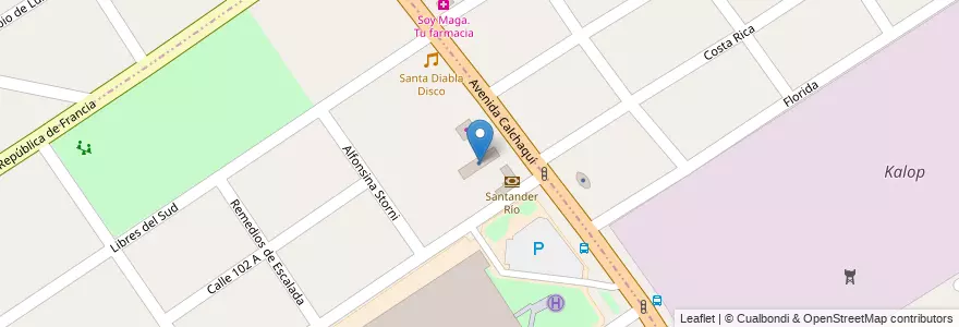 Mapa de ubicacion de Papelera Buenos Ayres en Arjantin, Buenos Aires, Partido De Florencio Varela, Florencio Varela.