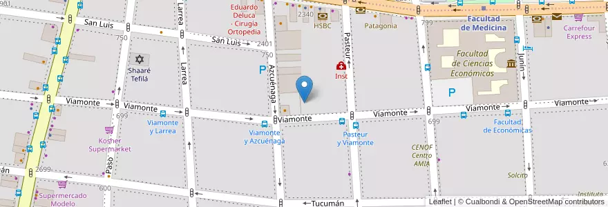 Mapa de ubicacion de Paperchase, Balvanera en アルゼンチン, Ciudad Autónoma De Buenos Aires, ブエノスアイレス.