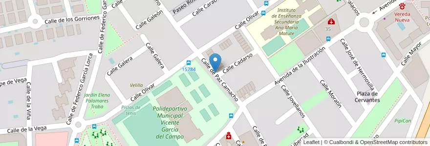 Mapa de ubicacion de Papi en İspanya, Comunidad De Madrid, Comunidad De Madrid, Cuenca Del Henares, Velilla De San Antonio.