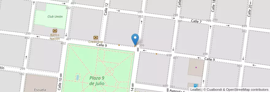 Mapa de ubicacion de Papparella Pizza Bar en 阿根廷, Santa Fe, Departamento General Obligado, Municipio De Avellaneda.