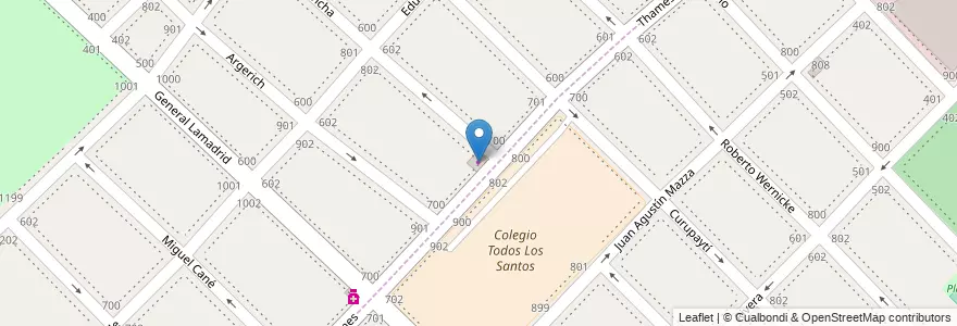 Mapa de ubicacion de Parada 24 en Argentinië, Buenos Aires, Partido De San Isidro, Boulogne Sur Mer.