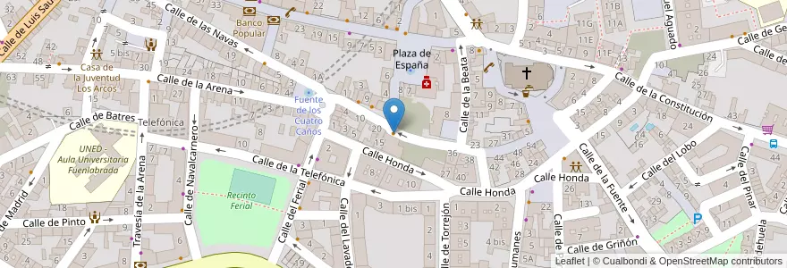 Mapa de ubicacion de Parador D'Guille en Spain, Community Of Madrid, Community Of Madrid, Área Metropolitana De Madrid Y Corredor Del Henares, Fuenlabrada.