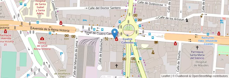 Mapa de ubicacion de Paraíso del Jamón III en إسبانيا, منطقة مدريد, منطقة مدريد, Área Metropolitana De Madrid Y Corredor Del Henares, مدريد.