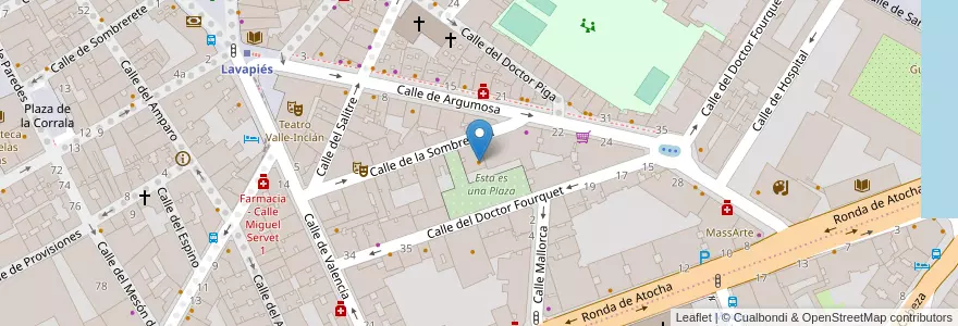Mapa de ubicacion de Paréntesis de olvido - Magia y Té en 西班牙, Comunidad De Madrid, Comunidad De Madrid, Área Metropolitana De Madrid Y Corredor Del Henares, Madrid.