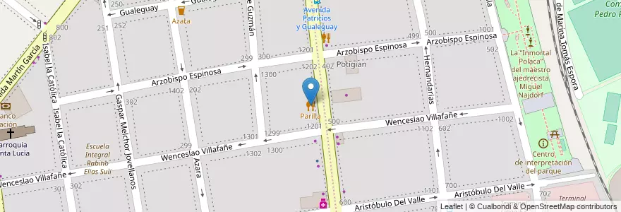 Mapa de ubicacion de Parilla, Barracas en Argentinien, Ciudad Autónoma De Buenos Aires, Comuna 4, Buenos Aires.
