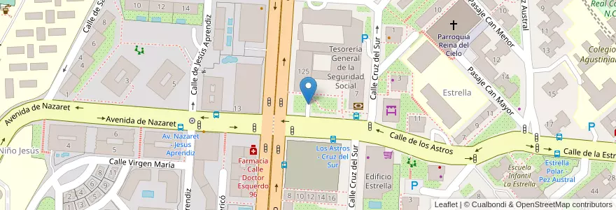 Mapa de ubicacion de Parking Apolo XI en 스페인, Comunidad De Madrid, Comunidad De Madrid, Área Metropolitana De Madrid Y Corredor Del Henares, 마드리드.