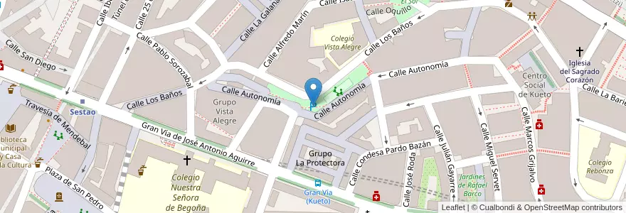 Mapa de ubicacion de Parking de Amador Palma en Испания, Страна Басков, Bizkaia, Bilboaldea, Sestao.