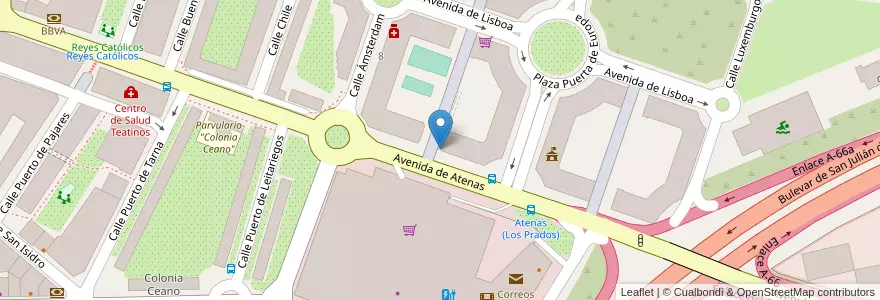 Mapa de ubicacion de Parking de Mercadona en Spanje, Asturië, Asturië, Oviedo.