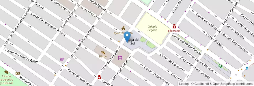Mapa de ubicacion de Parking del Mercado en Spanje, Valencia, Valencia, El Camp De Morvedre, Sagunt / Sagunto.