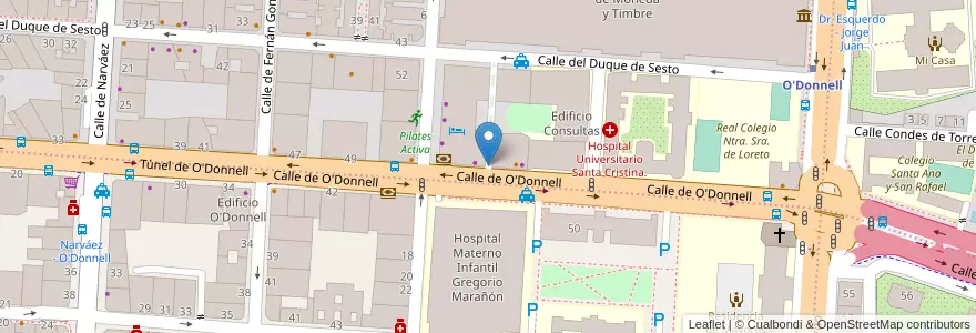 Mapa de ubicacion de Parking Hotel Convención en Espanha, Comunidade De Madrid, Comunidade De Madrid, Área Metropolitana De Madrid Y Corredor Del Henares, Madrid.