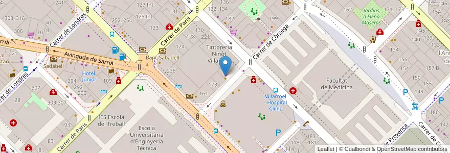 Mapa de ubicacion de Parking Lider en اسپانیا, Catalunya, Barcelona, Barcelonès, Barcelona.
