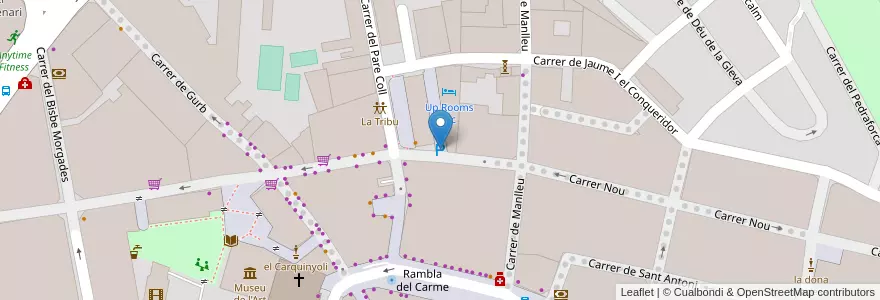 Mapa de ubicacion de Parking Mastrot en Espanha, Catalunha, Barcelona, Osona, Vic.